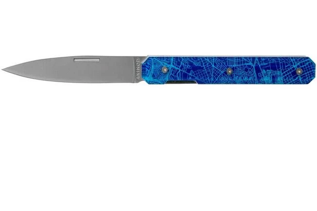Akinod Utility Folding Knife 18H07 Downtown Blue, Gentleman's Knife Akinod Utility Folding Knife 18H07 Downtown Blue, Gentleman's Knife -Gentleman’s Knives Popular Shop AIA03M00012 01 akinod