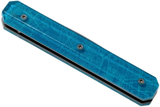 Akinod Utility Folding Knife 18H07 Downtown Azure, Gentleman's Knife Akinod Utility Folding Knife 18H07 Downtown Azure, Gentleman's Knife -Gentleman’s Knives Popular Shop AIA03M00013 04 akinod