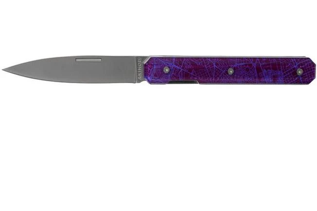 Akinod Utility Folding Knife 18H07 Downtown Purple, Gentleman's Knife Akinod Utility Folding Knife 18H07 Downtown Purple, Gentleman's Knife -Gentleman’s Knives Popular Shop AIA03M00014 01 akinod
