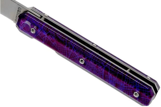 Akinod Utility Folding Knife 18H07 Downtown Purple, Gentleman's Knife Akinod Utility Folding Knife 18H07 Downtown Purple, Gentleman's Knife -Gentleman’s Knives Popular Shop AIA03M00014 06 akinod