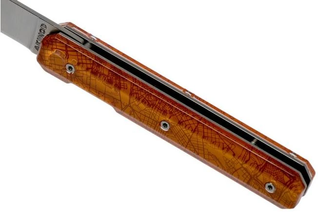 Akinod Utility Folding Knife 18H07 Downtown Orange, Gentleman's Knife Akinod Utility Folding Knife 18H07 Downtown Orange, Gentleman's Knife -Gentleman’s Knives Popular Shop AIA03M00016 06 akinod