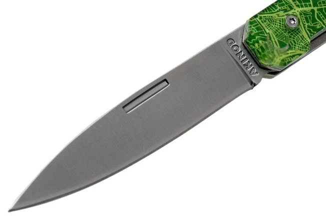 Akinod Utility Folding Knife 18H07 Downtown Green, Gentleman's Knife Akinod Utility Folding Knife 18H07 Downtown Green, Gentleman's Knife -Gentleman’s Knives Popular Shop AIA03M00017 03 akinod