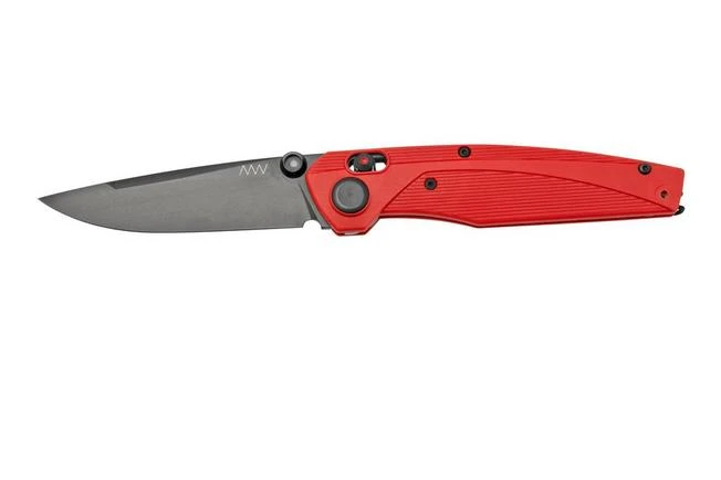 ANV Knives A100, Elmax, Red FRN, Alock, A100-003 Pocket Knife ANV Knives A100, Elmax, Red FRN, Alock, A100-003 Pocket Knife -Gentleman’s Knives Popular Shop ANVA100 003 01 anv