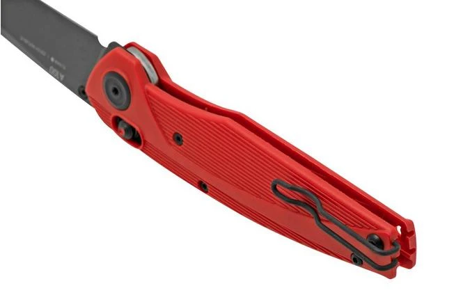 ANV Knives A100, Elmax, Red FRN, Alock, A100-003 Pocket Knife ANV Knives A100, Elmax, Red FRN, Alock, A100-003 Pocket Knife -Gentleman’s Knives Popular Shop ANVA100 003 04 anv