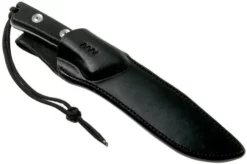 ANV P300 N690, Black G10 P300-015, Black Leather Sheath, Survival Knife -Gentleman’s Knives Popular Shop ANVP300 015 06 anv knives