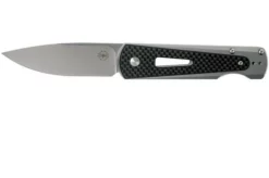 Amare Knives Paragon, Satin Blade, Carbon Fibre, Pocket Knife