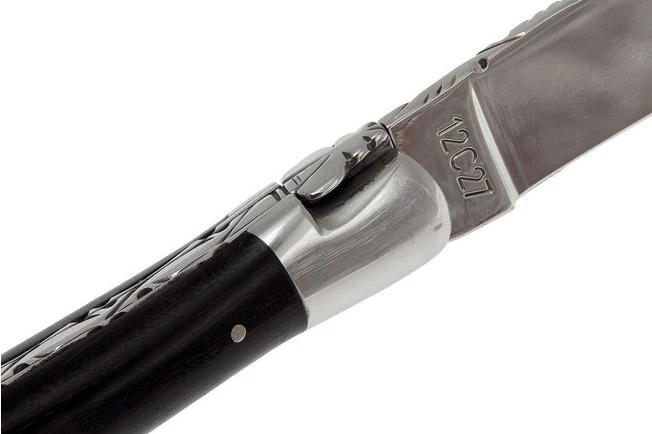 Laguiole En Aubrac HP 12cm Ebony Hand-filed L0212EBH-FSI1 Laguiole En Aubrac HP 12cm Ebony Hand-filed L0212EBH-FSI1 -Gentleman’s Knives Popular Shop AUL0212EBH FSI1 04 laguiole en aubrac aul0212ebh fsi1 04