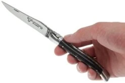 Laguiole En Aubrac HP 12cm Ebony Hand-filed L0212EBH-FSI1 6 Laguiole En Aubrac HP 12cm Ebony Hand-filed L0212EBH-FSI1 -Gentleman’s Knives Popular Shop AUL0212EBH FSI1 07 laguiole en aubrac aul0212ebh fsi1 07