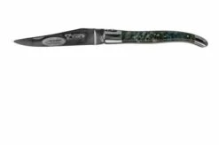 Laguiole En Aubrac Blue Poplar Burl L0212LBPIFSJ1 Poplar Wood, Polished, Laguiole Pocket Knife, 12 Cm