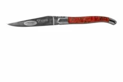 Laguiole En Aubrac Red Poplar Burl L0212LPRIFSJ1 Poplar Wood, Polished, Laguiole Pocket Knife, 12 Cm