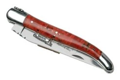 Laguiole En Aubrac Red Poplar Burl L0212LPRIFSJ1 Poplar Wood, Polished, Laguiole Pocket Knife, 12 Cm -Gentleman’s Knives Popular Shop AUL0212LPRIFSJ1 04 laguioleaubrac