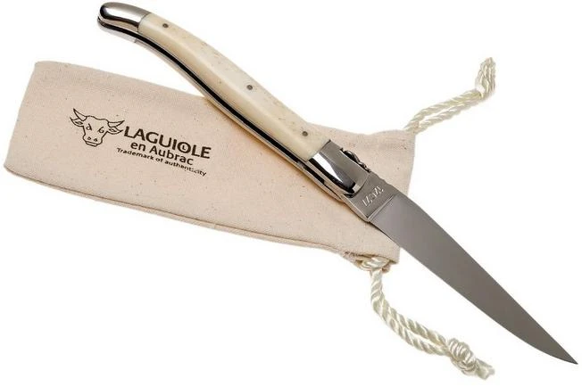 Laguiole En Aubrac Classic 12cm White Bone L0212OSI-FSI1 Laguiole En Aubrac Classic 12cm White Bone L0212OSI-FSI1 -Gentleman’s Knives Popular Shop AUL0212OSI FSI1 09 laguiole en aubrac aul0212osi fsi1 09