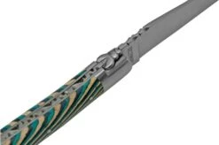 Laguiole En Aubrac Samba Turquoise L0212SATIF Turquoise Samba Wood, Matt, Laguiole Pocket Knife, 12 Cm -Gentleman’s Knives Popular Shop AUL0212SATIF 06 laguioleaubrac