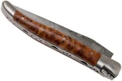 Laguiole En Aubrac 12 Cm Balbach Damast, Thuya Wood L0212THI/FDBB1 Laguiole Knife -Gentleman’s Knives Popular Shop AUL0212THI FDBB1 04 laguiole en aubrac