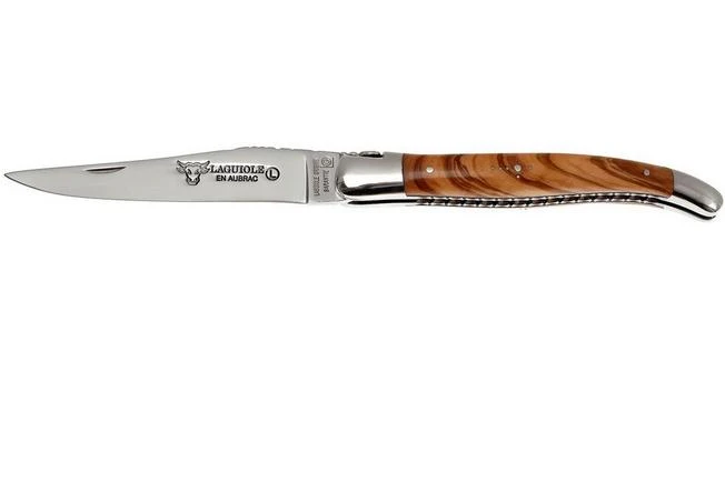 Laguiole En Aubrac 12cm Double Plates, Olive Burl Hand-filed, L0712LLI-FSJ1 Laguiole En Aubrac 12cm Double Plates, Olive Burl Hand-filed, L0712LLI-FSJ1 -Gentleman’s Knives Popular Shop AUL0712LLI FSJ1 01 laguiole en aubrac aul0712lli fsj1 01