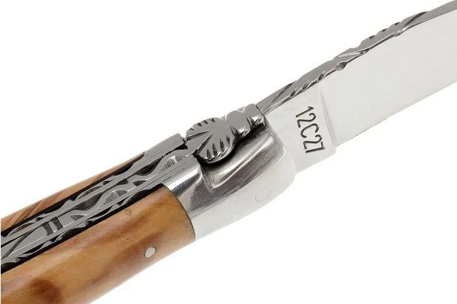 Laguiole En Aubrac 12cm Double Plates, Olive Burl Hand-filed, L0712LLI-FSJ1 Laguiole En Aubrac 12cm Double Plates, Olive Burl Hand-filed, L0712LLI-FSJ1 -Gentleman’s Knives Popular Shop AUL0712LLI FSJ1 04 laguiole en aubrac aul0712lli fsj1 04