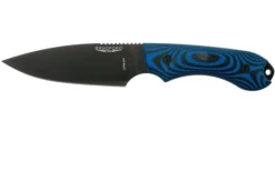 Bradford Guardian 4, 3D Black-Blue G10 Guardian 4 CPM 3V, Full Flat Black DLC 4FH-113B-3V
