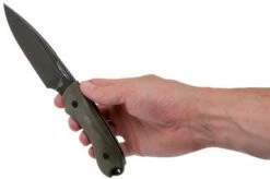 Bradford Knives 3D OD Green Micarta, Guardian4, Sabre, Nimbus Finish, Black Fasteners 5 Bradford Knives 3D OD Green Micarta, Guardian4, Sabre, Nimbus Finish, Black Fasteners -Gentleman’s Knives Popular Shop BDK 4S 102N 06 bradford knives