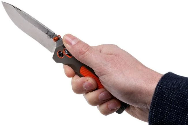 Benchmade Grizzly Ridge 15061 Pocket Knife, Plain Edge Satin Blade Benchmade Grizzly Ridge 15061 Pocket Knife, Plain Edge Satin Blade -Gentleman’s Knives Popular Shop BE15061 08 benchmade be15061 08