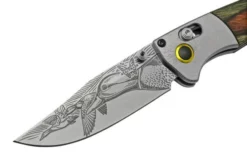 Benchmade Mini Crooked River Mallard Limited Edition Artist Series 15085-2203, Hunting Pocket Knife, Casey Underwood Design -Gentleman’s Knives Popular Shop BE15085 2203 03 benchmade