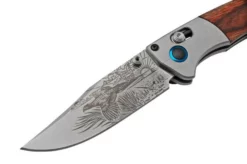 Benchmade Mini Crooked River Pheasant Limited Edition Artist Series 15085-2204, Hunting Pocket Knife, Casey Underwood Design -Gentleman’s Knives Popular Shop BE15085 2204 04 benchmade