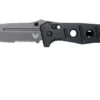 Benchmade 275SGY-1 Sibert Adamas Black G10, Tungsten Grey Serrated Pocket Knife, Shane Sibert Design