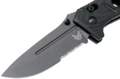 Benchmade 275SGY-1 Sibert Adamas Black G10, Tungsten Grey Serrated Pocket Knife, Shane Sibert Design -Gentleman’s Knives Popular Shop BE275SGY 1 03 benchmade