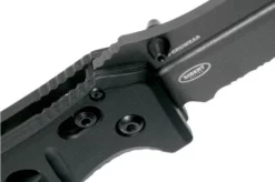 Benchmade 275SGY-1 Sibert Adamas Black G10, Tungsten Grey Serrated Pocket Knife, Shane Sibert Design -Gentleman’s Knives Popular Shop BE275SGY 1 06 benchmade