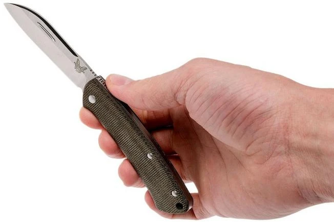 Benchmade Proper 319 Canvas Micarta Slipjoint Pocket Knife Benchmade Proper 319 Canvas Micarta Slipjoint Pocket Knife -Gentleman’s Knives Popular Shop BE319 08 benchmade be319 08