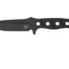 Benchmade 375BK-1 Cobalt Black, Sibert Adamas Fixed Knife, Shane Sibert Design