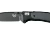 Benchmade 595BK Mini Boost Pocket Knife, Plain Edge Black Blade