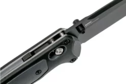 Benchmade 595BK Mini Boost Pocket Knife, Plain Edge Black Blade -Gentleman’s Knives Popular Shop BE595BK 06 benchmade be595bk 06