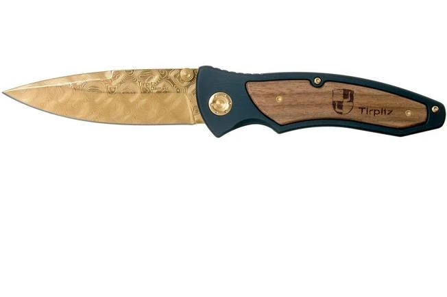 Böker Tirpitz Damast Gold Limited Edition 110194DAM Pocket Knife Böker Tirpitz Damast Gold Limited Edition 110194DAM Pocket Knife -Gentleman’s Knives Popular Shop BO110194DAM 01 boker