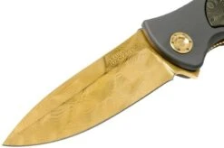 Böker Leopard-Damascus III Gold 42 110229DAM Limited Edition Pocket Knife -Gentleman’s Knives Popular Shop BO110229DAM 03 boker