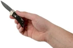 Böker Pocket Bog Oak Damascus 111108DAM Gentleman's Knives -Gentleman’s Knives Popular Shop BO111108DAM 07 boker