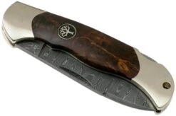 Böker Junior Scout Damast Curly Birch 111920DAM Gentleman's Knife -Gentleman’s Knives Popular Shop BO111920DAM 04 boker