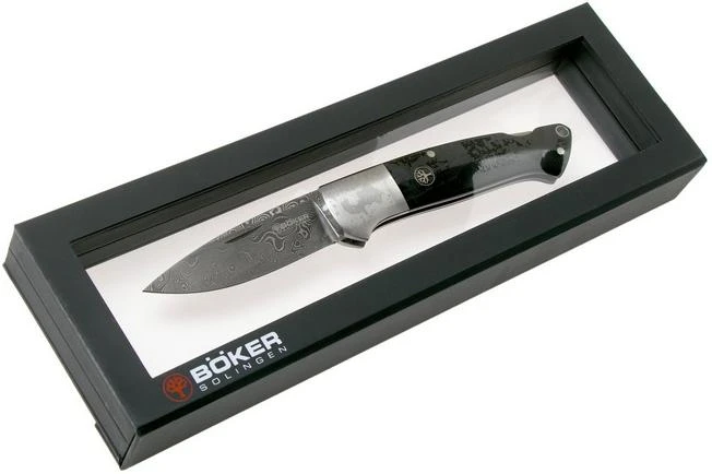 Böker Davis Hunter 116624DAM Steam Engine Damascus Pocket Knife Böker Davis Hunter 116624DAM Steam Engine Damascus Pocket Knife -Gentleman’s Knives Popular Shop BO116624DAM 08 boker