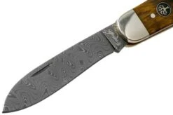 Böker Mono Damascus, Curly Birch Brown 117030DAM Hunting Knife -Gentleman’s Knives Popular Shop BO117030DAM 03 boker