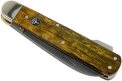 Böker Mono Damascus, Curly Birch Brown 117030DAM Hunting Knife -Gentleman’s Knives Popular Shop BO117030DAM 04 boker