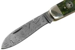 Böker Mono Damascus, Curly Birch Green 118030DAM Hunting Knife -Gentleman’s Knives Popular Shop BO118030DAM 03 boker