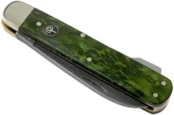 Böker Mono Damascus, Curly Birch Green 118030DAM Hunting Knife -Gentleman’s Knives Popular Shop BO118030DAM 04 boker