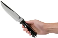 Bark River Bravo Survivor CPM 3V Black Canvas Micarta 5 Bark River Bravo Survivor CPM 3V Black Canvas Micarta -Gentleman’s Knives Popular Shop BRK07 226BRKC 06 bark river knives