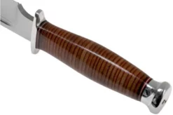 Bark River Teddy A2 Stacked Leather, Double Quillion Outdoor Knife -Gentleman’s Knives Popular Shop BRK08 114SLDQ 04 bark river knives