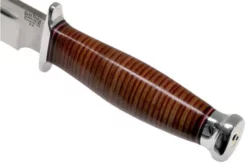 Bark River Teddy A2 Stacked Leather, Double Quillion Outdoor Knife -Gentleman’s Knives Popular Shop BRK08 114SLDQ 05 bark river knives