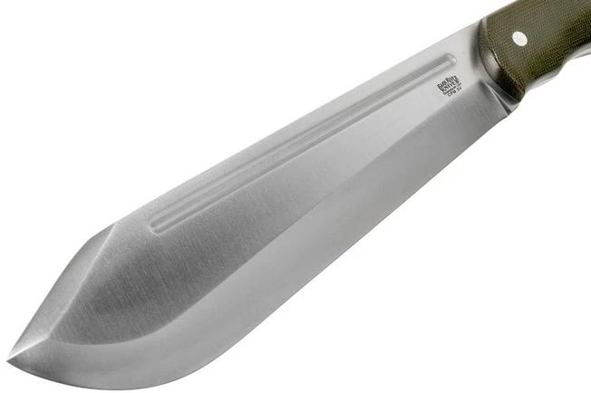 Bark River JX5 Vengeful 1 CPM 3V Green Canvas Micarta Machete Bark River JX5 Vengeful 1 CPM 3V Green Canvas Micarta Machete -Gentleman’s Knives Popular Shop BRK10 123GCM 03 bark river knives