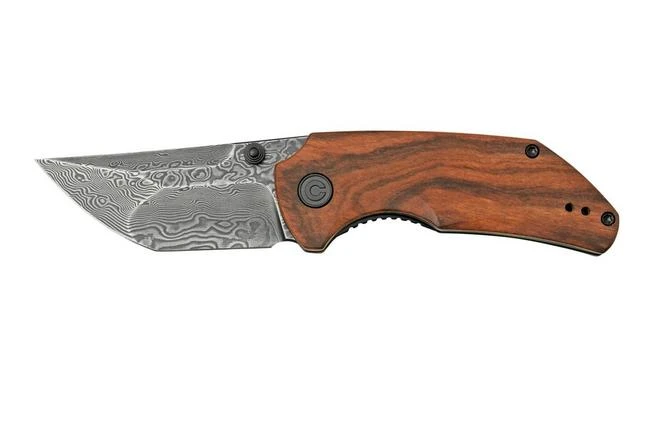 Civivi Thug 2 C20028C-DS1 Cuibourtia Wood, Damascus, Pocket Knife Civivi Thug 2 C20028C-DS1 Cuibourtia Wood, Damascus, Pocket Knife -Gentleman’s Knives Popular Shop CIC20028C DS1 01 civivi