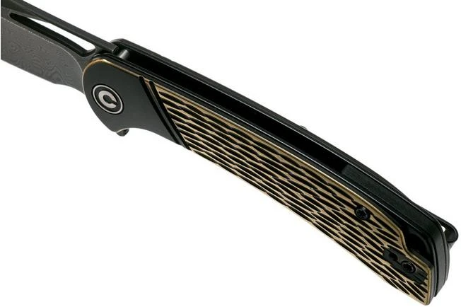 Civivi Dogma C2005DS-1 Damascus, Brass Pocket Knife Civivi Dogma C2005DS-1 Damascus, Brass Pocket Knife -Gentleman’s Knives Popular Shop CIC2005DS 1 07 civivi