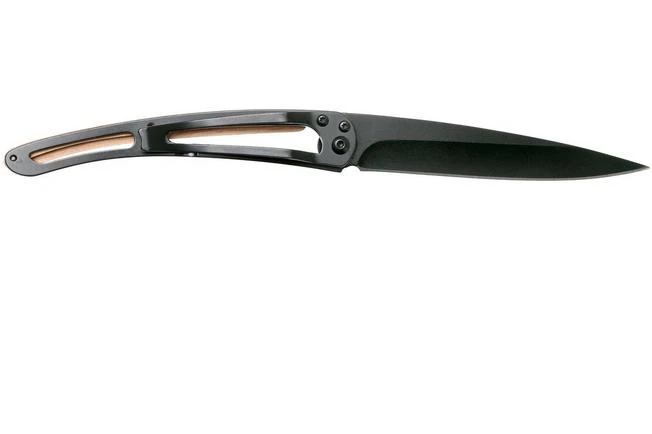 Deejo Wood Black 37g, Juniper Wood 1GB002 Pocket Knife Deejo Wood Black 37g, Juniper Wood 1GB002 Pocket Knife -Gentleman’s Knives Popular Shop DJ1GB002 02 deejo