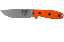 ESEE Model 4 Plain Edge S35VN, Orange G10 Handle 4P35V-OR With Sheath + Clip