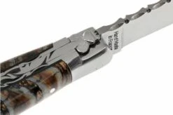 Fontenille Pataud Traditional 11 Cm, Guilloché, Mammoth Tooth, L11MMTG -Gentleman’s Knives Popular Shop FPL11MMTG 04 fontenille pataud traditional 11cm fpl11mmtg 04